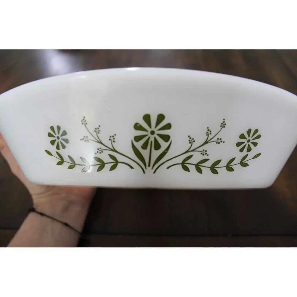 Glasbake vintage milk